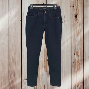 Curve Appeal Skinny Mid Rise Stretch Waistband Jeans Womens 8
